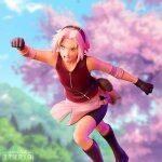 Naruto shippuden figurine sakura