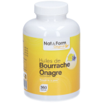 Nat & form h. bourrache onagre 360 caps