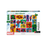 Nathan puzzle 3000 p - retro marvel