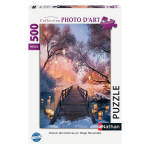Nathan puzzle 500 p - chemin des lanternes / diego hernandez