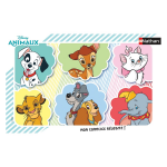 Nathan puzzle cadre 15 p - portraits des animaux disney / disney animaux