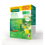 Naturland extraits fluides bio detox 9 plantes 20 amp. x10ml + 10 amp. x10ml offertes