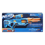 Nerf elite 2. 0, blaster � fl�chettes eaglepoint rd - 8, barillet 8 fl�chettes, viseur et canon nerf, ...