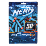 Nerf elite 2. 0, recharge de fl�chettes, 50�fl�chettes nerf elite pour les blasters nerf qui utilisent ...