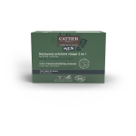 Cattier nettoyant exfoliant visage 2 en 1 solide - homme - 85g bio