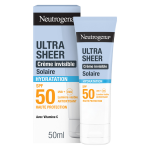 Neutrogena ultra sheer cr�me invisible hydratante spf50 50ml