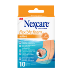 Nexcare pansements en mousse active flexible x10