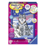 Numéro d'art - petit - famille de loups Numéro d'art - petit - famille de loups