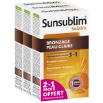 Nutreov sunsublim bronzage peau claire bo�te 28 gel - tripack