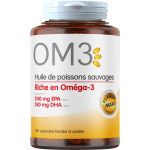 Om3 huile de poisson riche en om�ga 3 120 capsules
