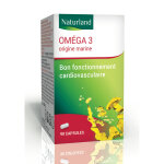 Omga 3 origine marine, bon fonctionnement cardiovasculaire 90 capsules