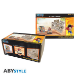 One piece coffret cadeau luffy mug + acryl + cartes postales