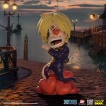 One piece figurine jason freeny sanji 18cm