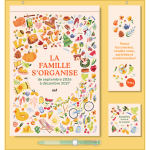 Organiseur - la famille s?organise - calendrier de septembre 2026 � d�cembre 2027, pense - b�tes, listes. ...