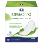 Organyc serviette coton bio boîte 10 Organyc serviette coton bio boîte 10