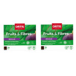 Ortis duo fruits & fibres regular promopack 2 x 24 cubes - favorise le transit - laboratoires ortis