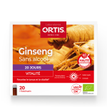 Ortis ginseng bio 20 fioles - vitalité - laboratoires ortis Ortis ginseng bio 20 fioles - vitalité - laboratoires ortis