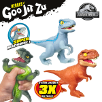 Pack de 3 dinos jurassic world 14cm - goo jit zu