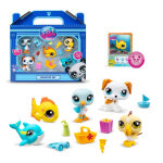 Bandai - littlest - collector set thème plage - 5 animaux et accessoires - licence officielle - coffret ... Bandai - littlest - collector set thème plage - 5 animaux et accessoires - licence officielle - coffret ...