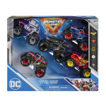 Pack de 5 vehicules die - cast 1:64 dc comics monster jam