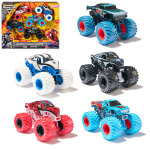 Pack de 5 vehicules spider - man die - cast 1:64 monster jam