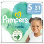 Pampers harmonie couches taille 5, 31 couches 11kg - 16kg