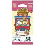 Paquet de 6 cartes animal crossing new leaf - welcome pack sanrio (wii u)