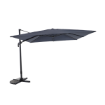 Parasol excentr� carr� 3x3m, anthracite - s�lection d'experts - beaux jours