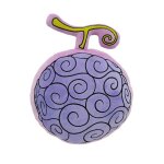 Peluche coussin fruit du demon one piece 40 cm gomu gomu homadict