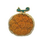 Peluche coussin fruit du demon one piece 40 cm mera mera homadict