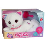 Peluche interactive chat cuty bella fashionista 30cm avec sons et lumières Peluche interactive chat cuty bella fashionista 30cm avec sons et lumières