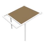 Pergola melodie blanc 3x3 motoris� s130