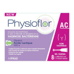 Physioflor gel acidifiant - voie vaginale 8 unidoses de 5ml