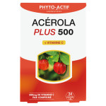 Phyto actif acérola plus 500 - 24 comprimés Phyto actif acérola plus 500 - 24 comprimés