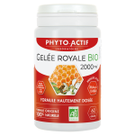 Phyto actif gelule vegetale gelee royale bio 60 gel / etui + pilulier