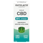 Phyto actif huile cbd 20% 10ml flacon