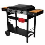 Plancha gaz solia 350 sur chariot somagic