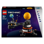 La plan�te terre et la lune en orbite