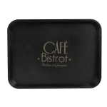 Plateau plastique l 41 cm l 31 cm d�cor bistrot antiglisse