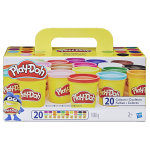 Play - doh, 20 pots de p�te a modeler, super couleurs, 84 g chacun, d�s 3 ans