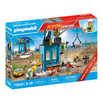 Playmobil ouvriers et chantier