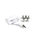 Poche � douille r�utilisable - s�lection d?experts - homeside - 6 douilles en inox