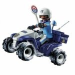 Policier et quad Policier et quad