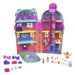 Polly pocket - coffret maison cornet de glace - avec figurines