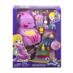 Polly pocket - sac surprises famille kangourous - coffret mini figurin