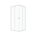 Portes de douche coulissantes entr�e angle spot ajustable 80 - 90cm