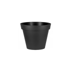 Pot de fleur rond toscane diam�tre 100cm 356l gris anthracite