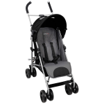 Poussette canne multiposition niagara gris noir