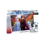 Puzzle 100 p - un monde magique / disney la reine des neiges 2
