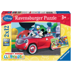 Puzzles 2x12 p - mickey, minnie et leurs amis / disney Puzzles 2x12 p - mickey, minnie et leurs amis / disney